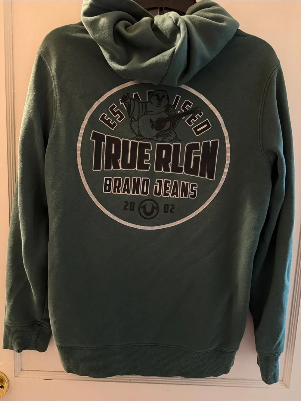 True Religion Forest Green Full-Zip Hoodie